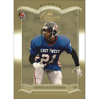 2003 Donruss Classics Timeless Tributes #239 Dennis Weathersby