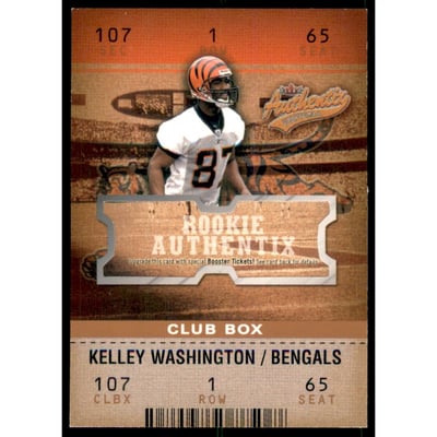 2003 Fleer Authentix Club Box #122 Kelley Washington