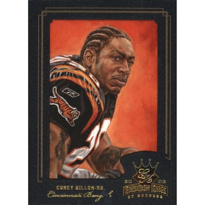 2003 Gridiron Kings Gold #19 Corey Dillon