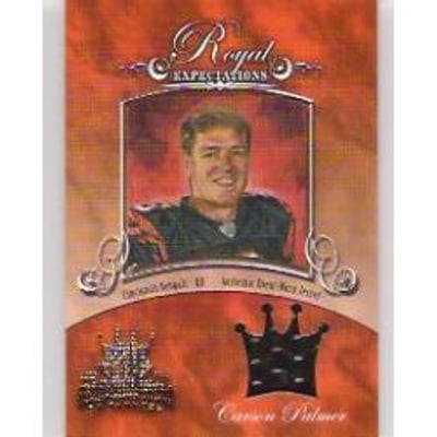 2003 Gridiron Kings Royal Expectations Materials Gold #RE3 Carson Palmer