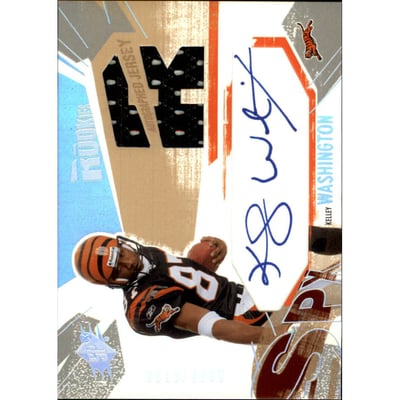 2003 SPx #220 Kelley Washington JSY AU RC