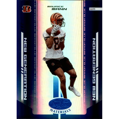 2004 Leaf Certified Materials Mirror Blue #188 Maurice Mann