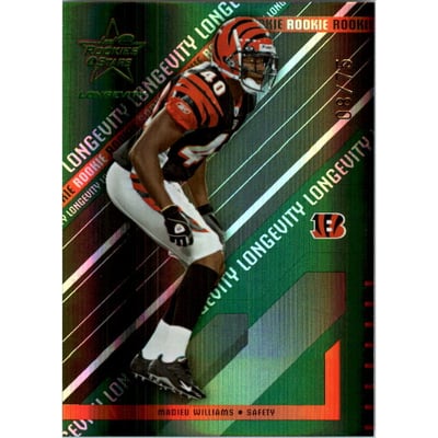 2004 Leaf Rookies and Stars Longevity Emerald #120 Madieu Williams