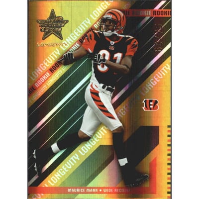 2004 Leaf Rookies and Stars Longevity Gold #233 Maurice Mann