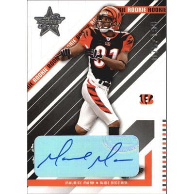 2004 Leaf Rookies and Stars Rookie Autographs #233 Maurice Mann