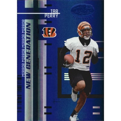 2005 Leaf Certified Materials Mirror Blue #187 Tab Perry