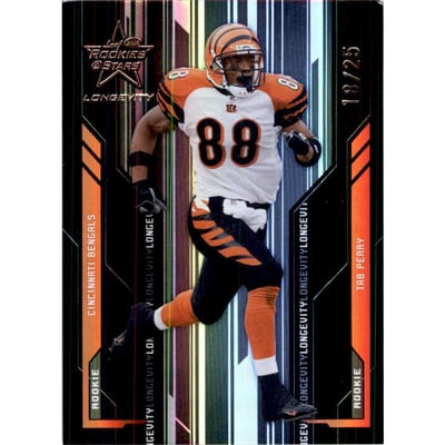 2005 Leaf Rookies and Stars Longevity Black #246 Tab Perry