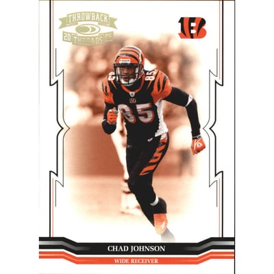 2005 Throwback Threads Gold Holofoil #30 Chad Johnson