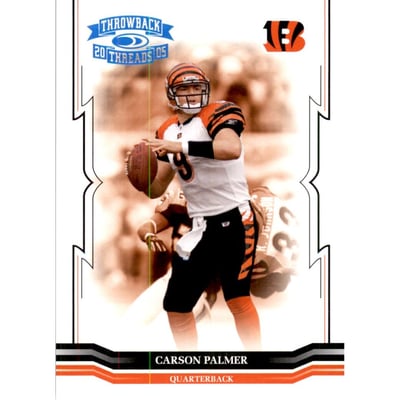 2005 Throwback Threads Platinum Holofoil #29 Carson Palmer