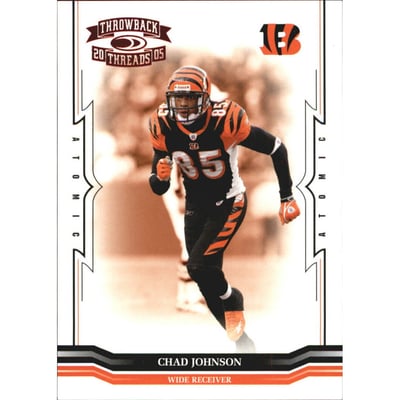 2005 Throwback Threads Red #30 Chad Johnson