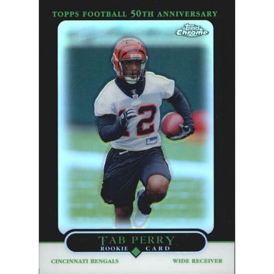 2005 Topps Chrome Black Refractors #273 Tab Perry