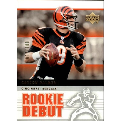 2005 Upper Deck Rookie Debut Gold 100 #19 Carson Palmer