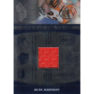 2006 Absolute Memorabilia Tools of the Trade Material Blue #TOT120 Rudi Johnson