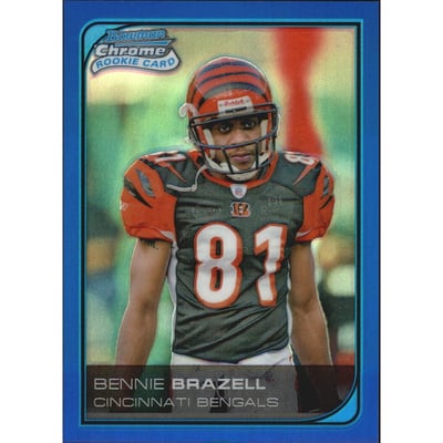 2006 Bowman Chrome Blue Refractors #108 Bennie Brazell