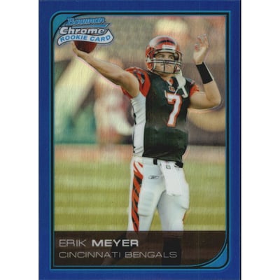 2006 Bowman Chrome Blue Refractors #275 Erik Meyer