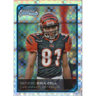 2006 Bowman Chrome Xfractors #108 Bennie Brazell