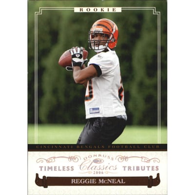 2006 Donruss Classics Timeless Tributes Bronze #107 Reggie McNeal