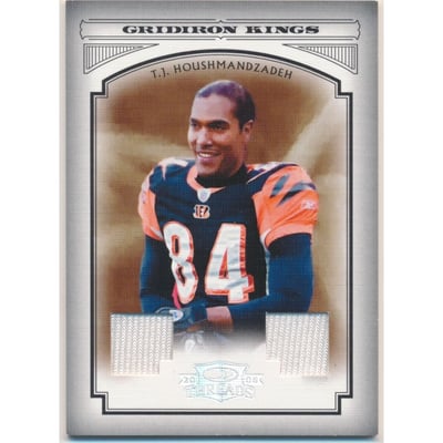 2006 Donruss Threads Pro Gridiron Kings Materials #52 T.J. Houshmandzadeh/125