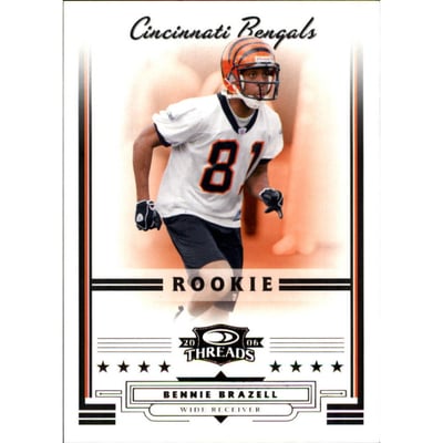 2006 Donruss Threads Retail Pewter #180 Bennie Brazell