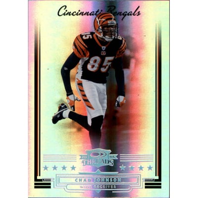 2006 Donruss Threads Silver Holofoil #33 Chad Johnson