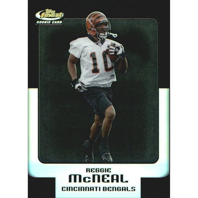 2006 Finest Black Refractors #132 Reggie McNeal