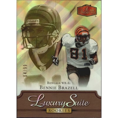 2006 Flair Showcase Gold #109 Bennie Brazell