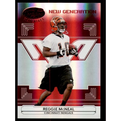 2006 Leaf Certified Materials Mirror Red #157 Reggie McNeal