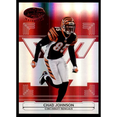 2006 Leaf Certified Materials Mirror Red #31 Chad Johnson