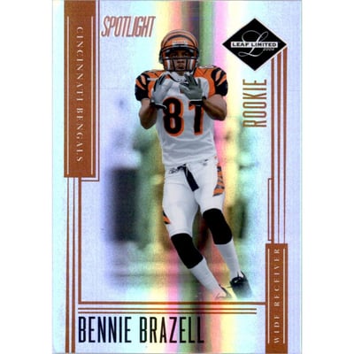 2006 Leaf Limited Bronze Spotlight #158 Bennie Brazell