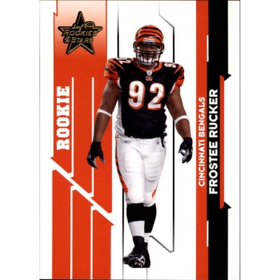 2006 Leaf Rookies and Stars Gold #133 Frostee Rucker