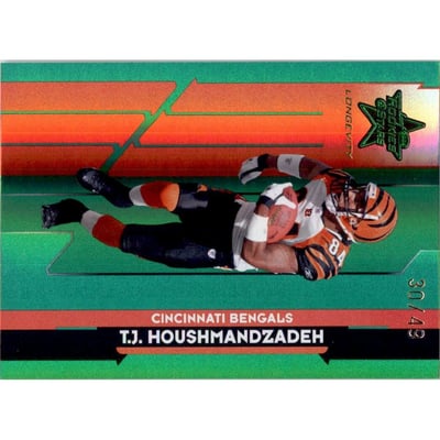 2006 Leaf Rookies and Stars Longevity Target Emerald Parallel #24 T.J. Houshmandzadeh