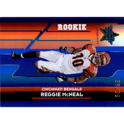 2006 Leaf Rookies and Stars Longevity Target Sapphire Parallel #103 Reggie McNeal