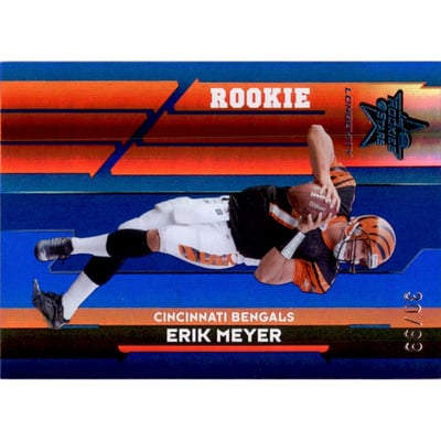 2006 Leaf Rookies and Stars Longevity Target Sapphire Parallel #117 Erik Meyer
