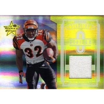 2006 Leaf Rookies and Stars Standing Ovation Materials #SO15 Rudi Johnson