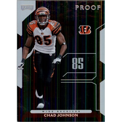 2006 Playoff NFL Playoffs Gold Proof #14 Chad Johnson