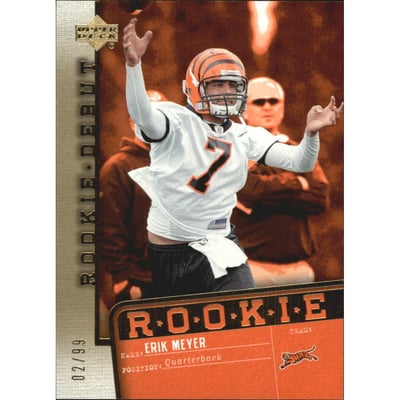 2006 Upper Deck Rookie Debut Gold #124 Erik Meyer