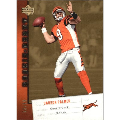 2006 Upper Deck Rookie Debut Gold #19 Carson Palmer