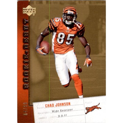 2006 Upper Deck Rookie Debut Gold #20 Chad Johnson