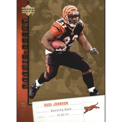 2006 Upper Deck Rookie Debut Gold #22 Rudi Johnson