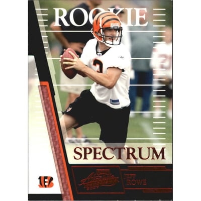 2007 Absolute Memorabilia Spectrum Red Retail #227 Jeff Rowe