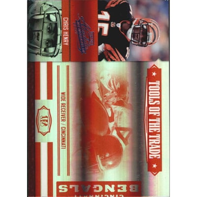 2007 Absolute Memorabilia Tools of the Trade Red Spectrum #41 Chris Henry