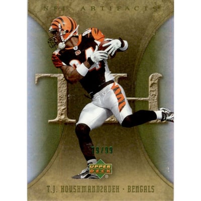 2007 Artifacts Green #23 T.J. Houshmandzadeh