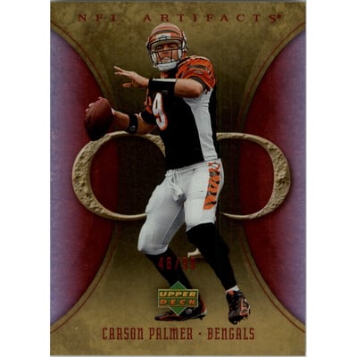 2007 Artifacts Red #20 Carson Palmer
