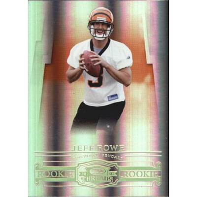 2007 Donruss Threads Gold Holofoil #169 Jeff Rowe