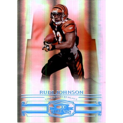 2007 Donruss Threads Platinum Holofoil #12 Rudi Johnson