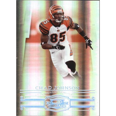 2007 Donruss Threads Silver Holofoil #11 Chad Johnson