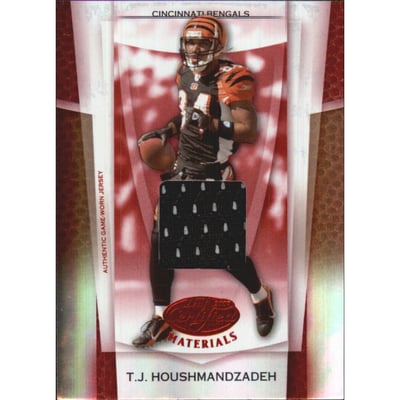 2007 Leaf Certified Materials Mirror Red Materials #104 T.J. Houshmandzadeh/125