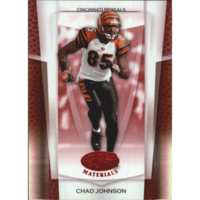 2007 Leaf Certified Materials Mirror Red #103 Chad Johnson
