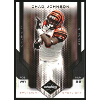 2007 Leaf Limited Bronze Spotlight #21 Chad Johnson