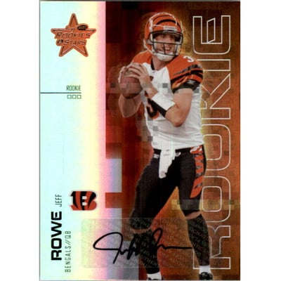 2007 Leaf Rookies and Stars Rookie Autographs Holofoil #151 Jeff Rowe